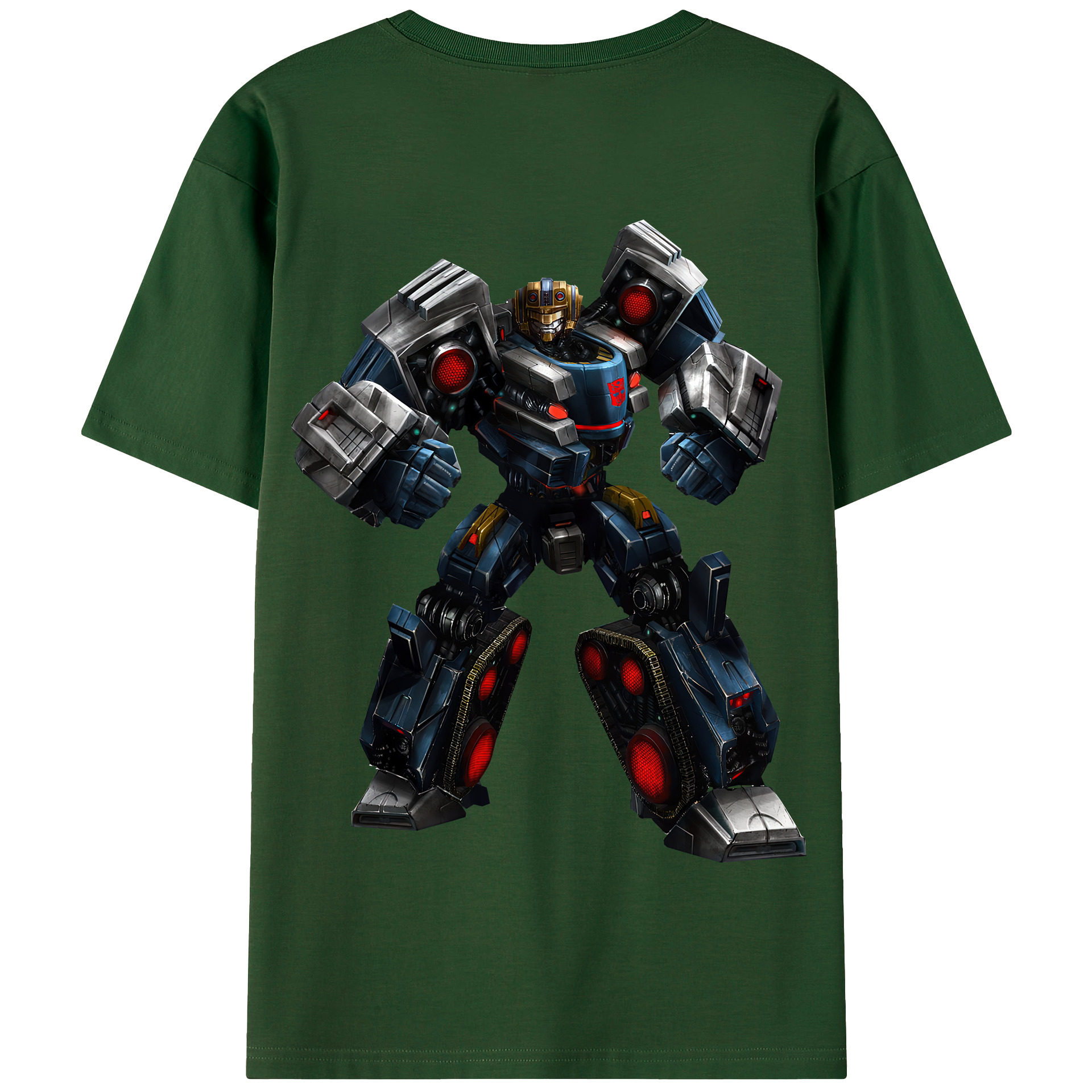 （画像用） Transformers トランスフォーマー 綿100％半袖Tシャツ（背面プリント）